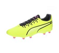 PUMA King Pro Fg/Ag, Zapatillas de Fútbol Unisex adulto, Electric Lime Puma Black Poison Pink, 38.5 EU
