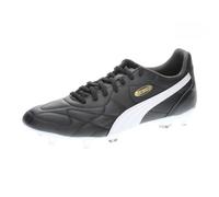 PUMA King Top Mxsg, Soccer Shoe Unisex Adulto, Black White Gold, 39 EU