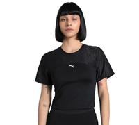 PUMA Lace Top - Short, Camisetas Unisex Adulto, PUMA Black, L