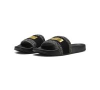 PUMA Leadcat 2.0 Animal Flair, Sandalias deslizantes Mujer, Negro Oro, 37 EU