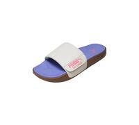 PUMA Leadcat 2.0 Palermo LTHR - Sandalias unisex tipo deslizante, color rosa claro (Alpine Snow-Pure Pink-Intense Lavender-Gum), talla 13, Alpine Snow Pure Pink Intense Lavender Gum, 48.5 EU