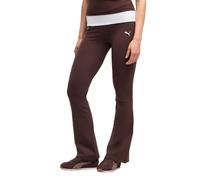 PUMA Leggings acampanados Essentials de talle alto Mujer M, Chocolate Fondue Brown