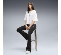 PUMA Leggings acampanados Essentials de talle alto para mujer, Ropa, Negro, XS