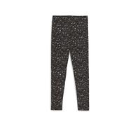 PUMA Leggings con estampado animal Essentials juvenil, Ropa, Negro, 5-6Y 5-6Y