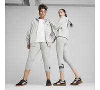PUMA Leggings piratas ESS No. 1 Logo para mujer, Ropa, Gris, L
