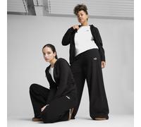 PUMA Leggings rectos de cintura alta ESS Small No. 1 Logo para mujer, Ropa, Negro, XS
