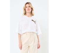 Puma LEO LUXE Oversized Short Tee M Blanco