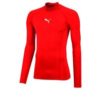 Puma Liga Base Layer té LS cálido Camiseta, hombre, LIGA Baselayer Tee LS Warm, Puma Red, 3XL