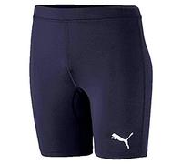 Puma Pantalón corto capa base Liga, ajustado, Hombre, Azul (Peacoat), M