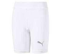Puma Liga Baselayer Shorttight Jr, Pantalones Cortos Para Niños, Blanco (Puma White), 176