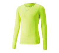PUMA Liga Baselayer tee LS Camiseta de Alto Rendimiento, Hombre, Fizzy Lime, XL