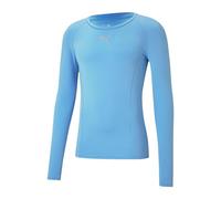 PUMA Liga Baselayer tee LS Camiseta de Rendimiento, Hombre, Team Light Blue, XL