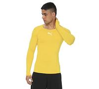 PUMA Liga Baselayer tee LS Camiseta, Hombre, Amarillo (Cyber Yellow), M