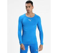 PUMA Liga Baselayer tee LS Camiseta, Hombre, Azul (Electric Blue Lemonade), L