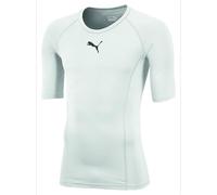 Puma Liga Baselayer Tee SS Jr, Camiseta para Niños, Blanco (Puma White), 164