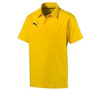 Puma Liga Casuals Polo, Hombre, Cyber Yellow/Black, 3XL