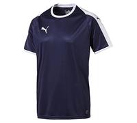 Puma Liga Jersey Camiseta, Azul (Peacoat/ White), XL Hombre