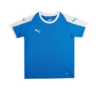 Puma Liga Jersey Jr T-Shirt, Unisex niños, Electric Blue Lemonade-White, 152