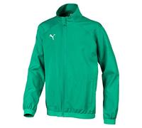 PUMA Liga Sideline Jacket Jr Chaqueta de Entrenamiento, Unisex niños, Verde (Pepper Green/White), 152