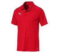 Puma Liga Sideline Polo T-Shirt, Hombre, L, Rojo (Red/White)