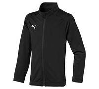 Puma LIGA Sideline Poly Jacket Core Jr Jacket, Niños, Black White, 140