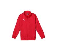 Puma LIGA Sideline Poly Jacket Core Jr Jacket, Niños, Red White, 164