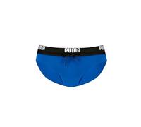 PUMA Logo Bañador Slip, Vivid Blue, XS de los Hombres