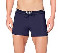 PUMA Logo Men's Swimming Trunks, Bañador para Hombre, Marina, XL