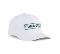 PUMA Looper Golf Cap Men, Accesoiros, Blanco Glow/Dark Myrtle, Adult Adult