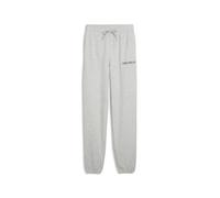 PUMA M Graphics Pantalón Deportivo de Rizo francés, Gris Claro Jaspeado