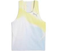 PUMA Lightspeed Ultraweave Graphic Top de Running Hombres Gris - Silver Mist L