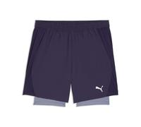 PUMA M Run Velocity 2 en 1 - Pantalón Corto, Color Ciruela Profunda