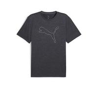 PUMA M TAD Essential Heather Cat tee (CF Large Cat), Camisetas Unisex Adulto, Galactic Gray Heather, S