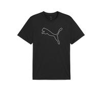 PUMA M TAD Essential Heather Cat tee (CF Large Cat), Camisetas Unisex Adulto, PUMA Black Heather,