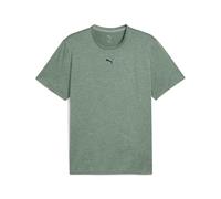 PUMA M TAD Essentials Heather Cat tee (CF Small Cat), Camisetas Unisex Adulto, Green Moon Heather, 3XL