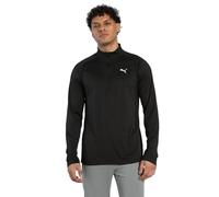 PUMA M TAD Tech Fabric Mix 1/4 Zip, Camisas Hombre, PUMA Black, S