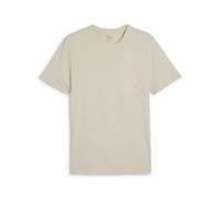 PUMA M TAD Tech Triblend tee, Camisetas Unisex Adulto, Desert Dust,