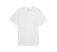 PUMA M TAD Tech Triblend tee, Camisetas Unisex Adulto, PUMA White,