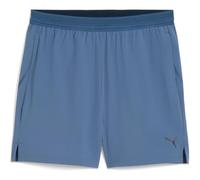 PUMA M Tech Training - Pantalón Corto Tejido elástico de 5 Pulgadas, índigo Oscuro