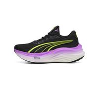 PUMA Magmax Nitro - Tenis de correr para mujer, Alerta negro/amarillo, 40.5 EU