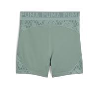 PUMA Mallas cortas de talle alto LACE 5" para mujer, Ropa, Verde, M M