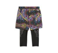 PUMA Mallas de baloncesto 2 en 1 Melo Alien Skins para hombre, Ropa, Negro, 3XL 3XL