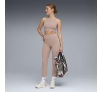 PUMA Mallas de training de tiro alto SHAPELUXE para mujer, Accesoiros, Beige, L L