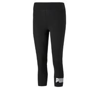 PUMA Mallas para mujer 3/4 Essentials Logo, Black M