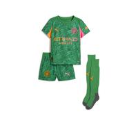 PUMA Manchester City 25/26 Goalkeeper Minikit Kids, Ropa, Archive Verde/Heat Fire, 2-3Y 2-3Y