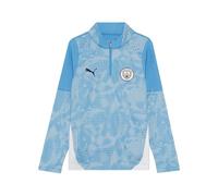 Puma Manchester City FC Camiseta de Entrenamiento de Manga Larga con Cremallera 1/4 para niños 25/26