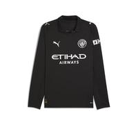 PUMA Manchester City FC Camiseta de visitante de Manga Larga para Hombres 25/26, Negro (Black), XL