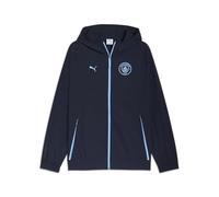 PUMA Manchester City FC Chaqueta de Entrenamiento Pumatech para Hombres 25/26, Azul (Deep Navy x Team Light Blue), L