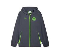 PUMA Manchester City FC Chaqueta de Entrenamiento Pumatech para Hombres 25/26, Gris (Galactic Gray x Pro Green), XXL