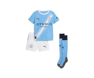 PUMA Manchester City FC Conjunto mini camiseta de local para niños 25/26, Azul (Team Light Blue x White), 110